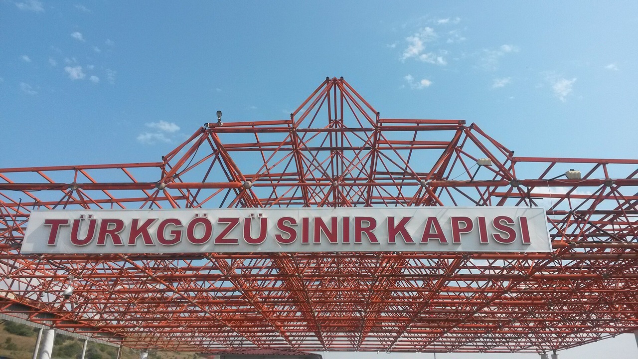 Türkgözü Border Gate, photographed in 2015